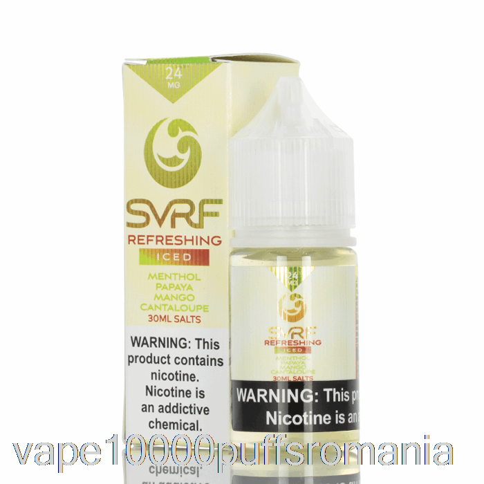 Vape Romania Răcoritoare Cu Gheață - E-lichid Svrf Săruri - 30ml 48mg